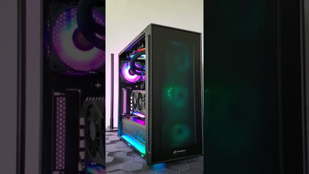My PC Build with the Sharkoon TG6M RGB! 🔥 #pc #gaming #pcgaming