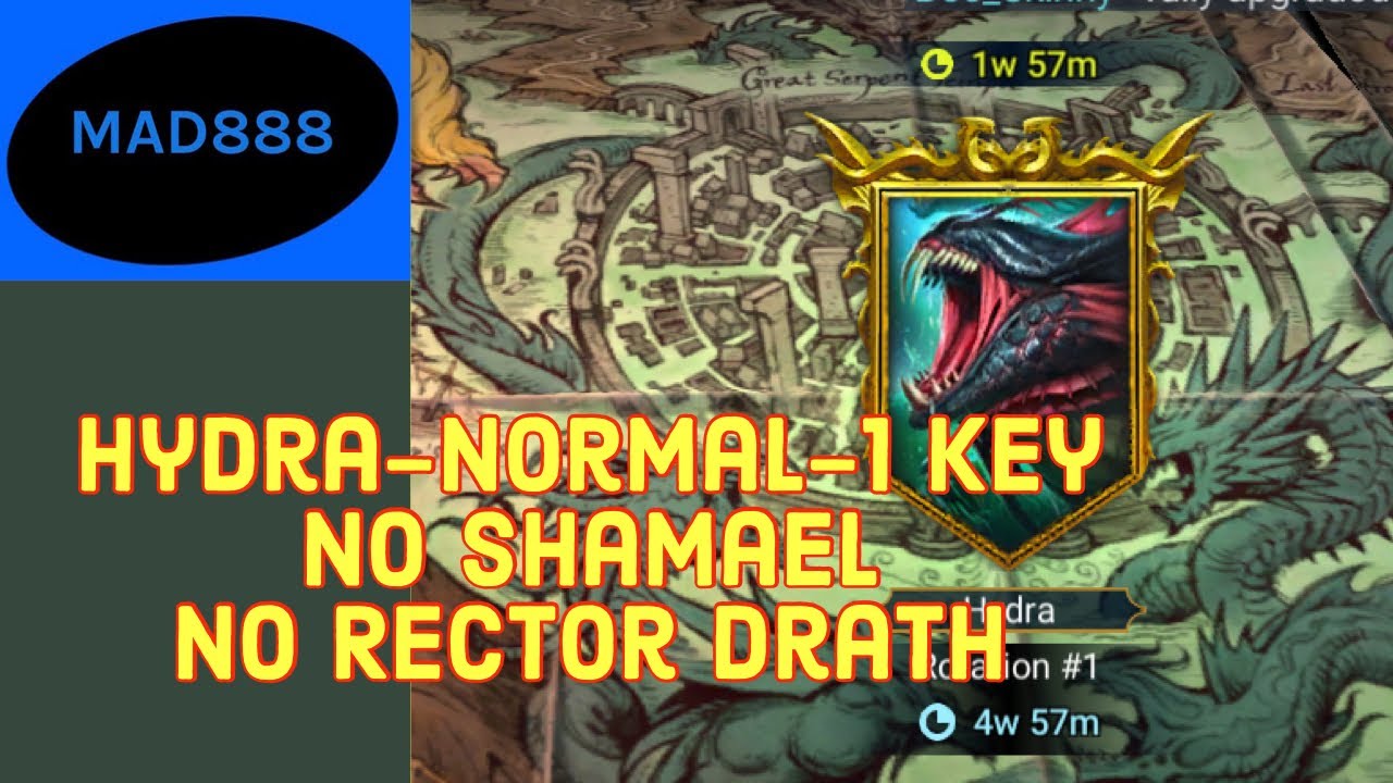Hydra Clan Boss - Normal - 1 key - No Shamael/No Rector Drath