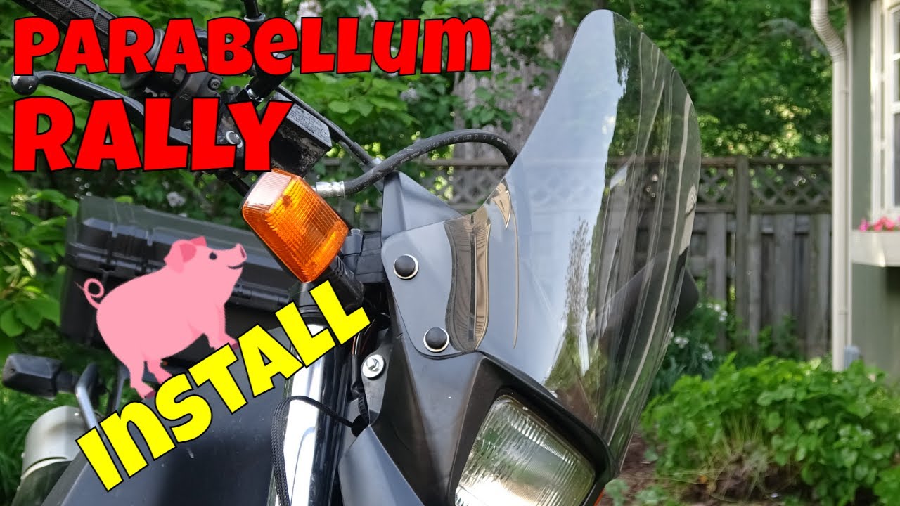 Today, I show you the installation of Parabellum adventure bike, rally windscreen on a Suzuki DR650