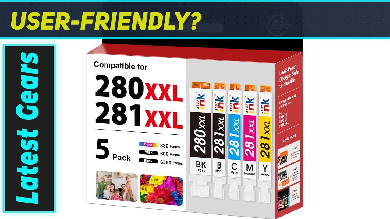 PGI-280XXL CLI-281XXL: самые выгодные чернильные картриджи Canon 280 281!