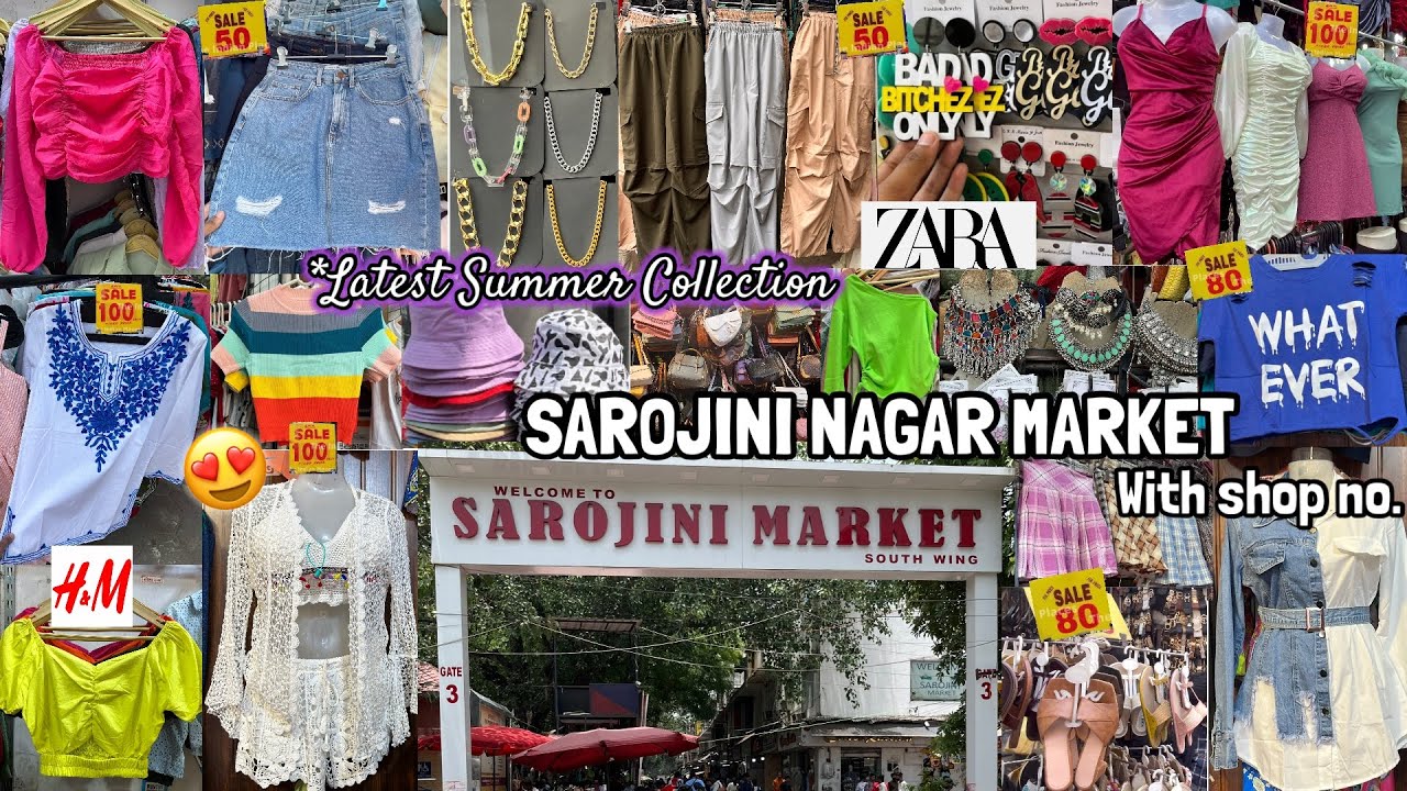 Sarojini Nagar Market Delhi | Latest Collection 2024 With Shop Number #sarojininagarmarketdelhi