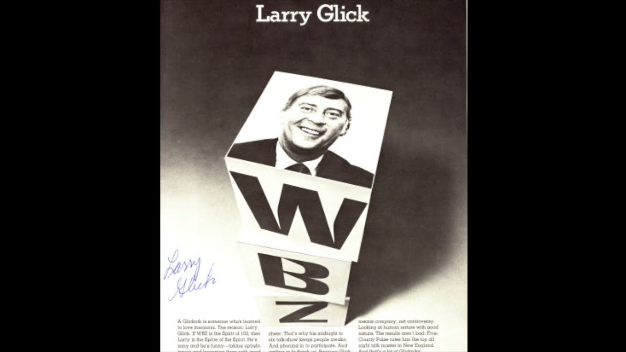 WBZ 1030 Boston - Larry Glick - 1985 - Radio Aircheck