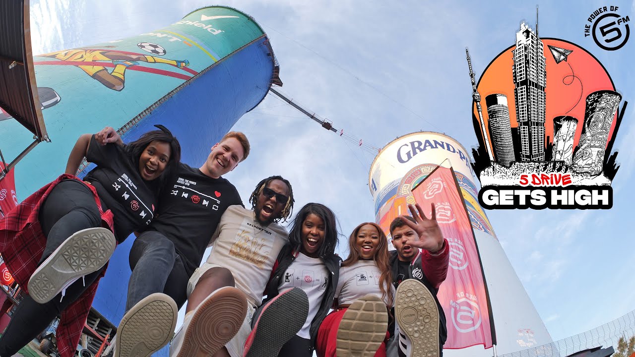 5 Drive Gets High | Bungee Jumping at the Soweto Towers!