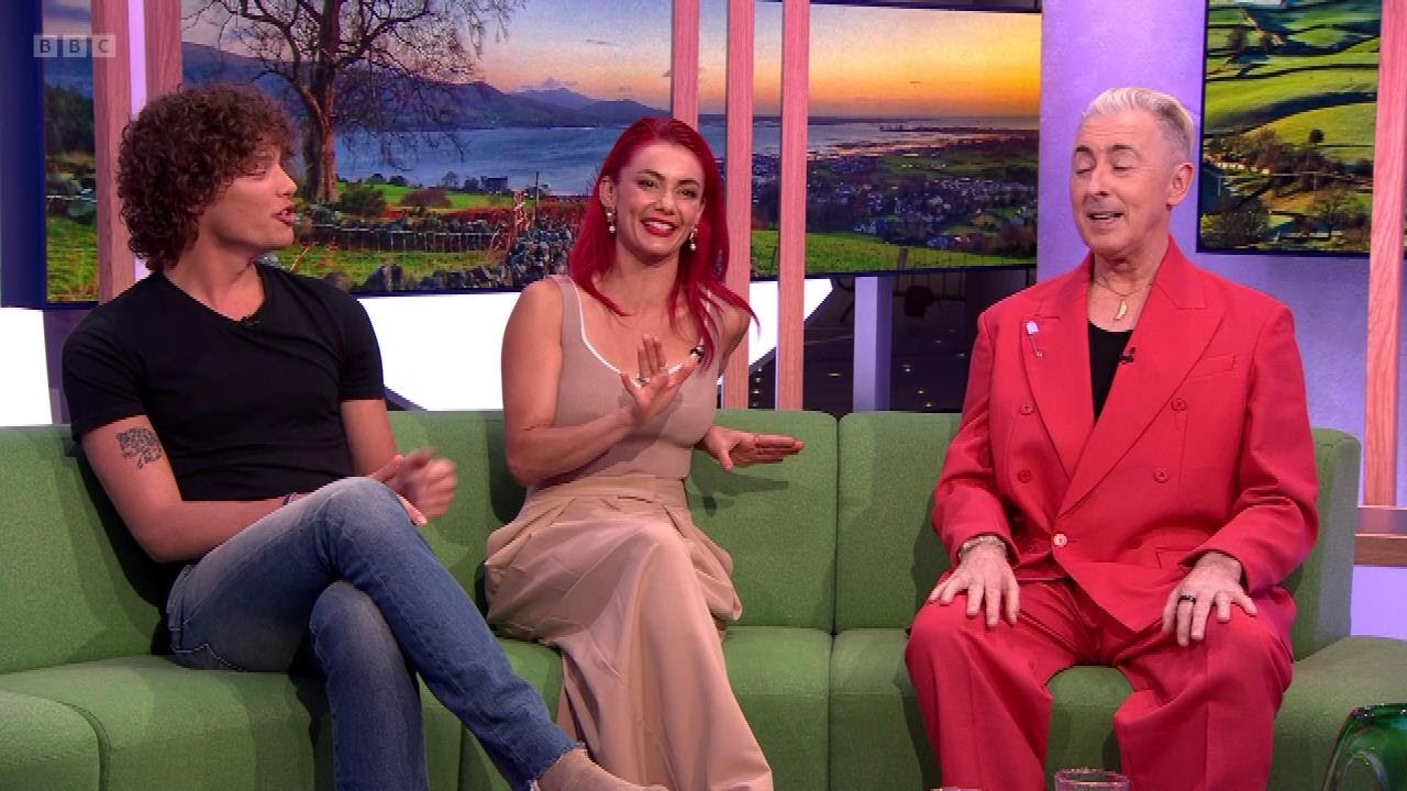 Bobby Brazier, Dianne Buswell (SCD 2023 Contestants), Alan Cumming On The One Show [10.01.2024]