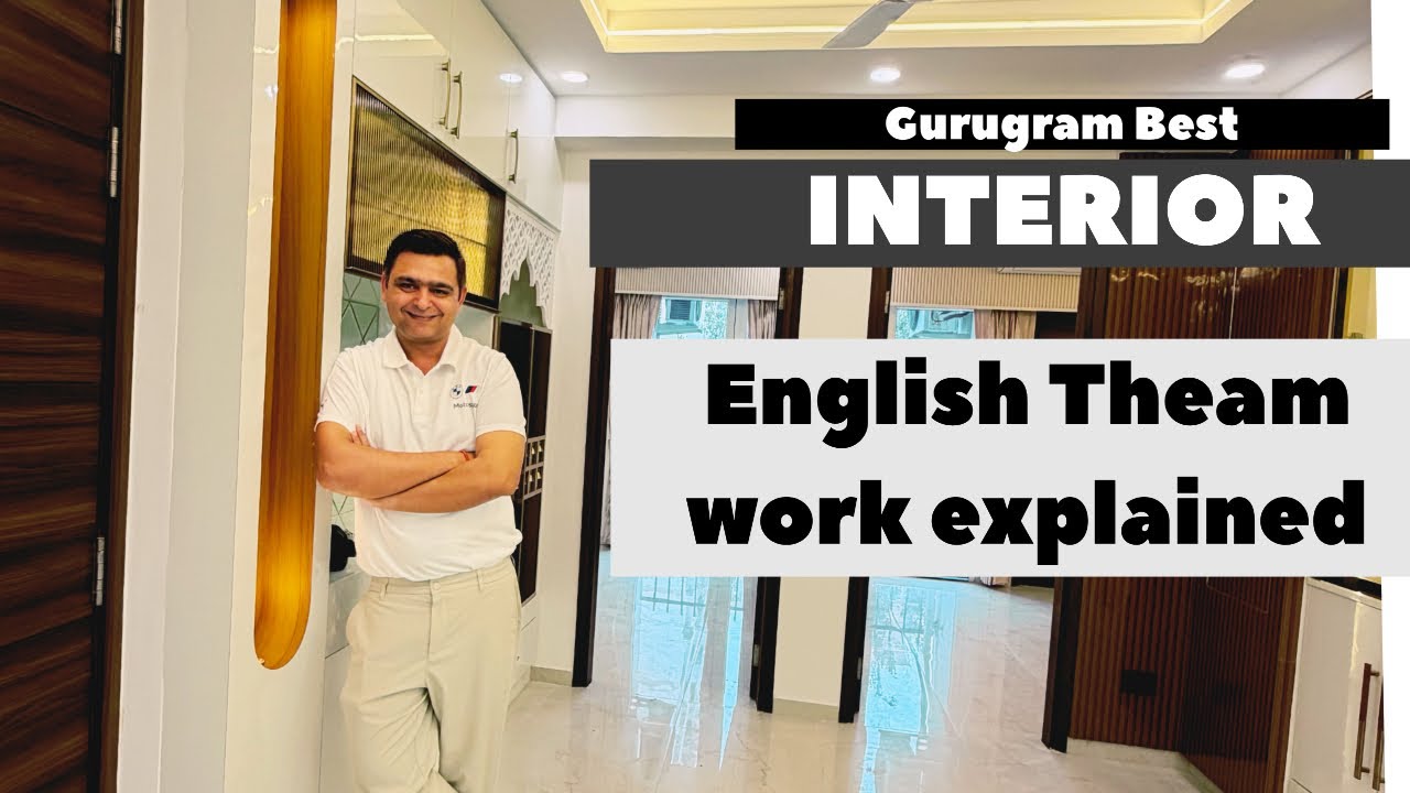 Functional and Beautiful English theam Interior for 2BHK house #smartworld #homesbyrajesh  