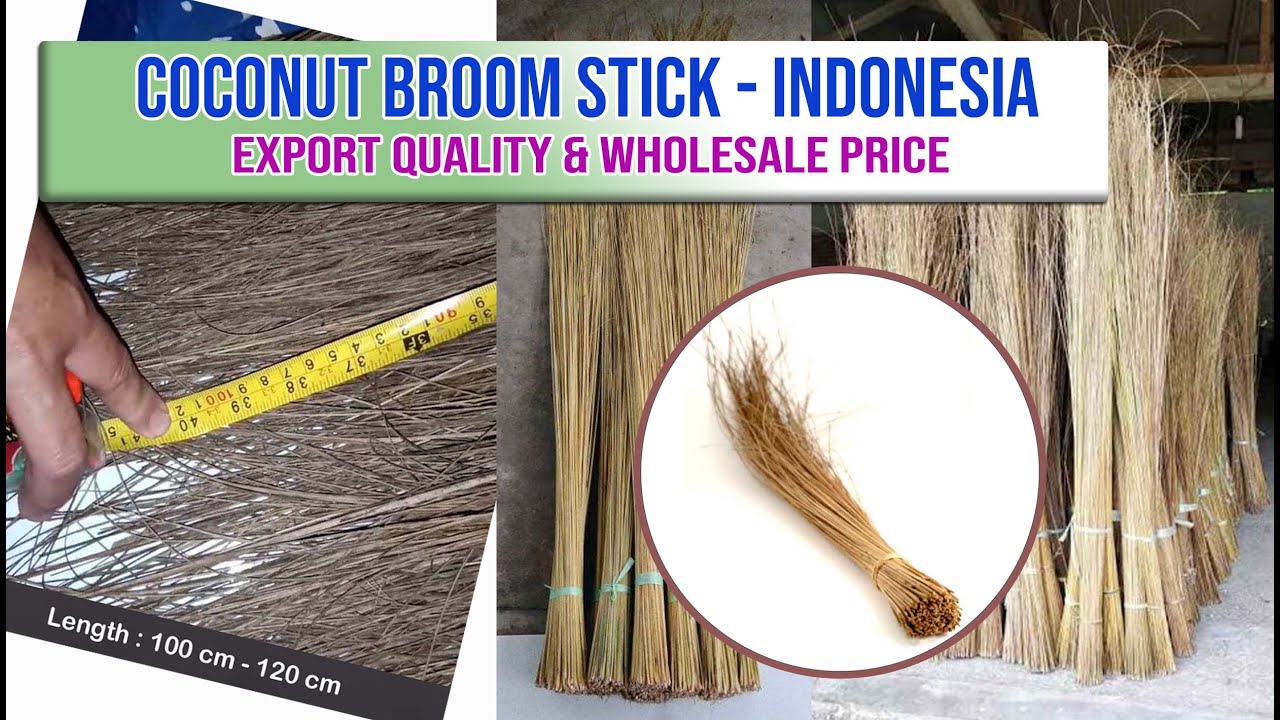 Coconut Broom Stick &ldquo;Export Quality&rdquo; From Indonesia
