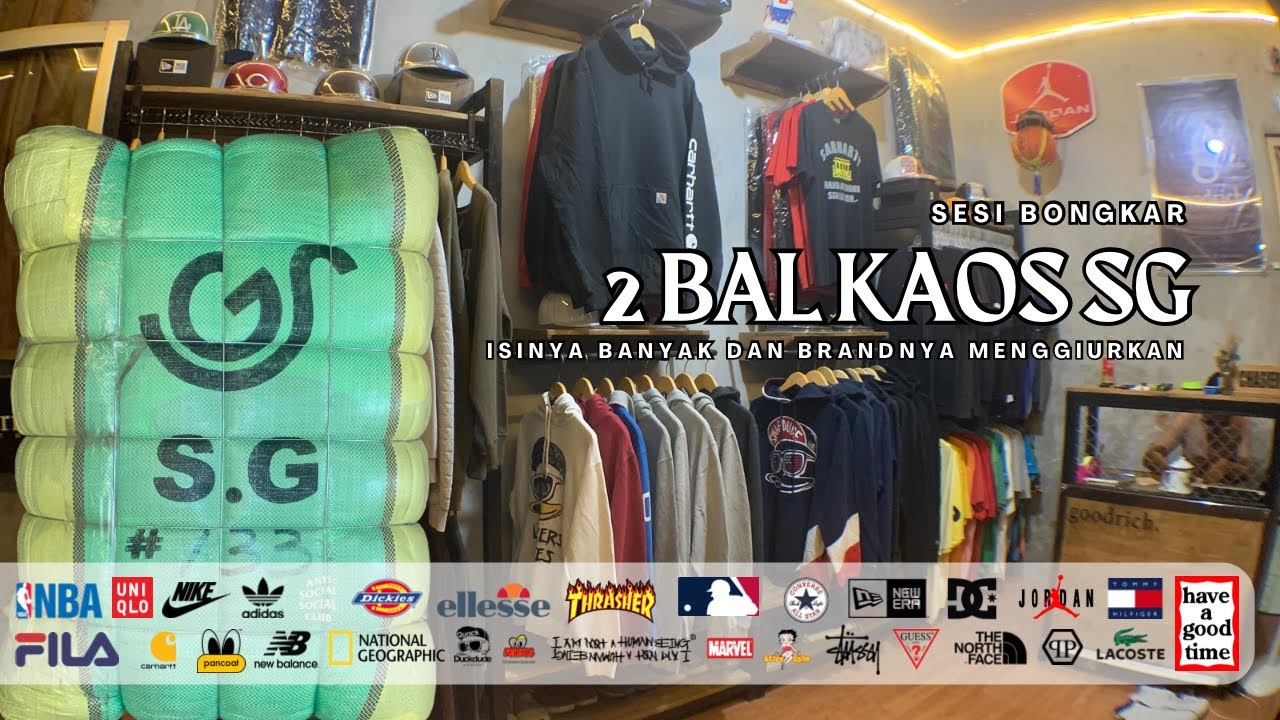 BAL SG KOREA KAOS | isinya banyak dan cakep-cakep guys! #balsegel #thrifting #kaos