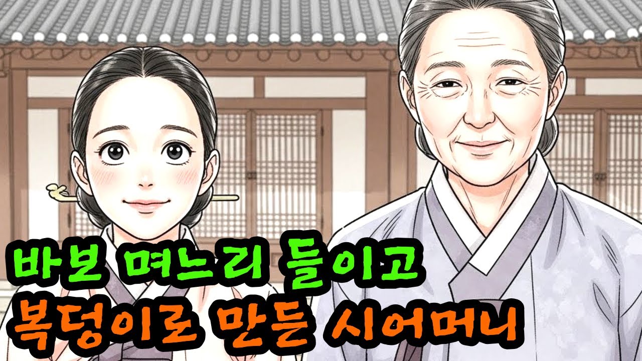 바보 며느리를 일부러 들인 시어머니... 그녀가 숨긴 진짜 이유는? | 야담·민담·전설·옛날이야기·잘때듣는이야기