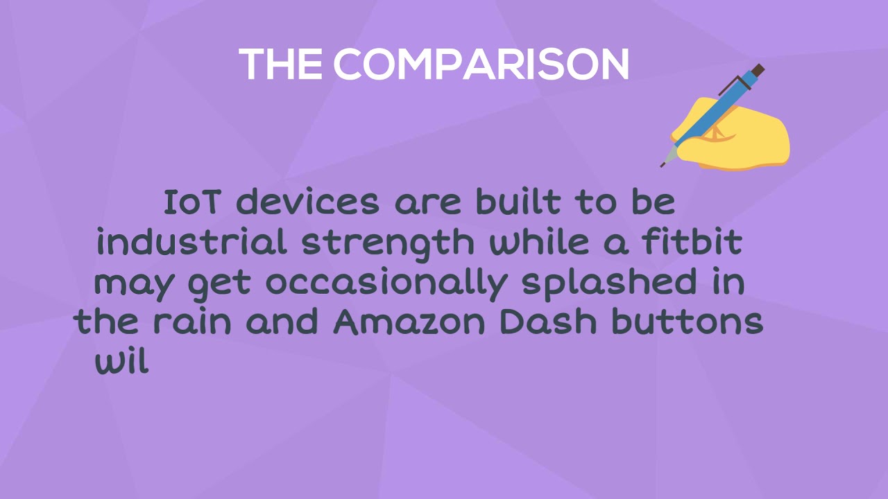 Internet of things: Industrial IoT V/S Consumer IoT