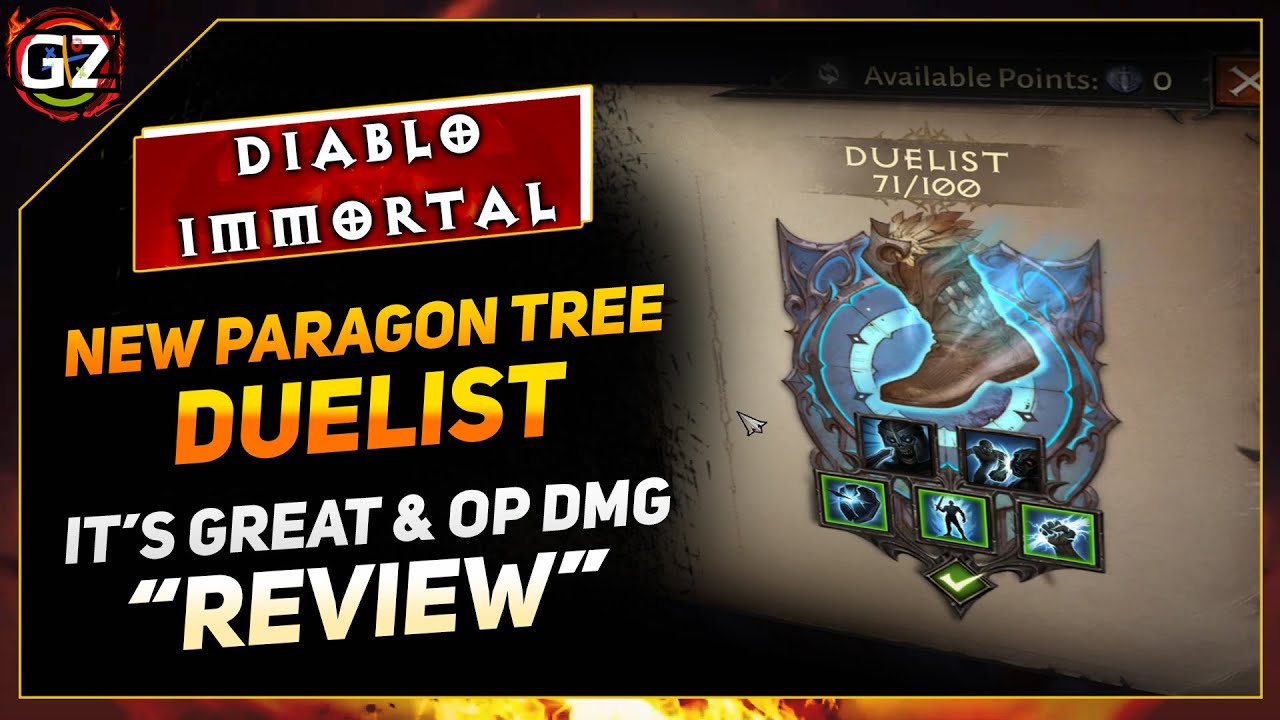 Duelist - New Paragon TREE Has OP DMG Output | My Review | Demon Hunter Diablo Immortal