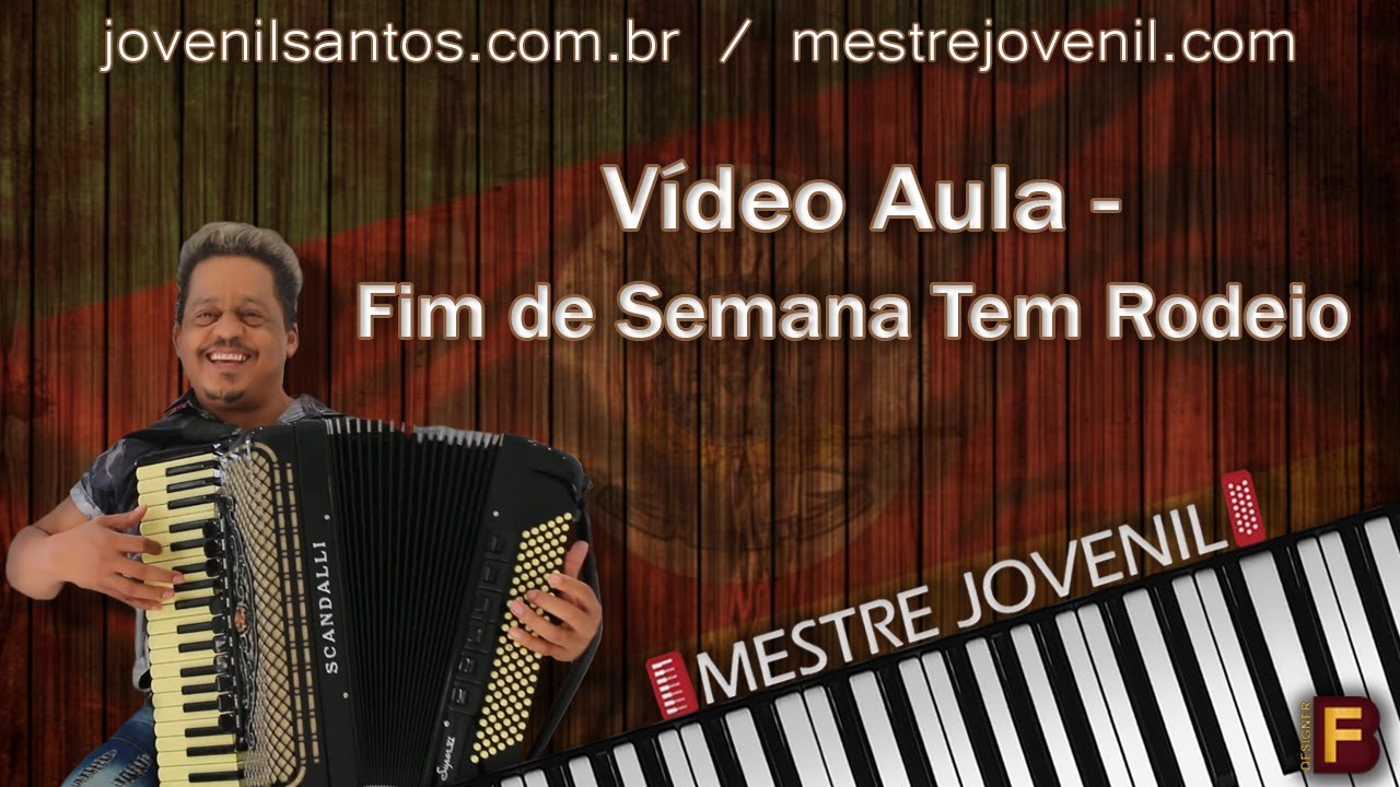 Vídeo Aula Acordeon - Fim de Semana Tem Rodeio.
