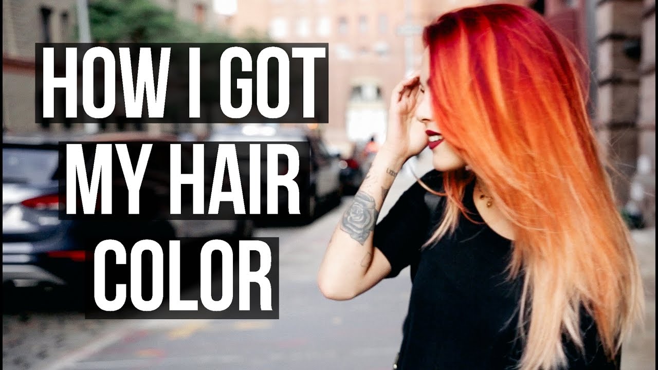 HOW I GOT MY CURRENT HAIR COLOR!  | Le Happy x Aveda