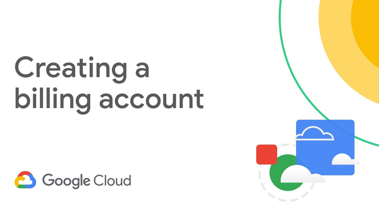 Creating a billing account