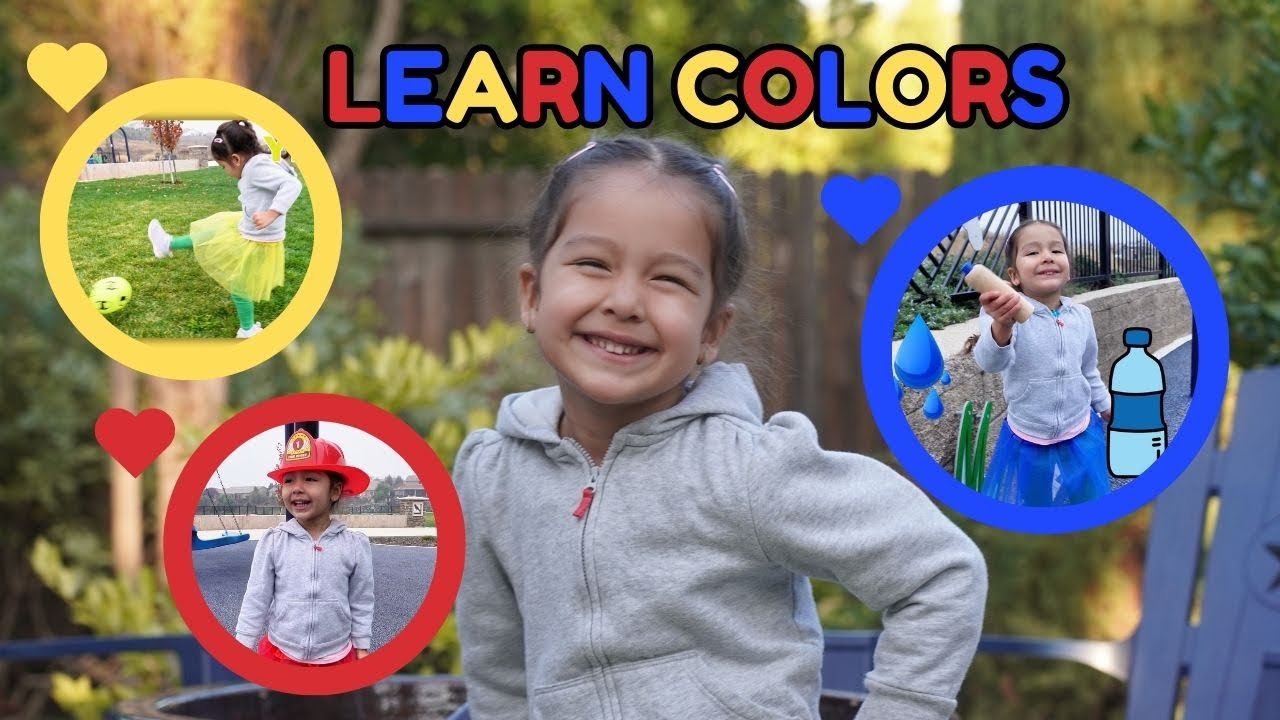 Primary Colors at the Park! ❤️💙💛 Learn with Capri￼