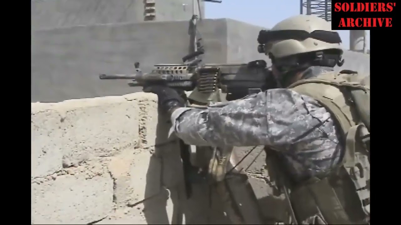 Exclusive video of U.S. Marines fighting Al Qaeda militants in Iraq. 13 May 2006