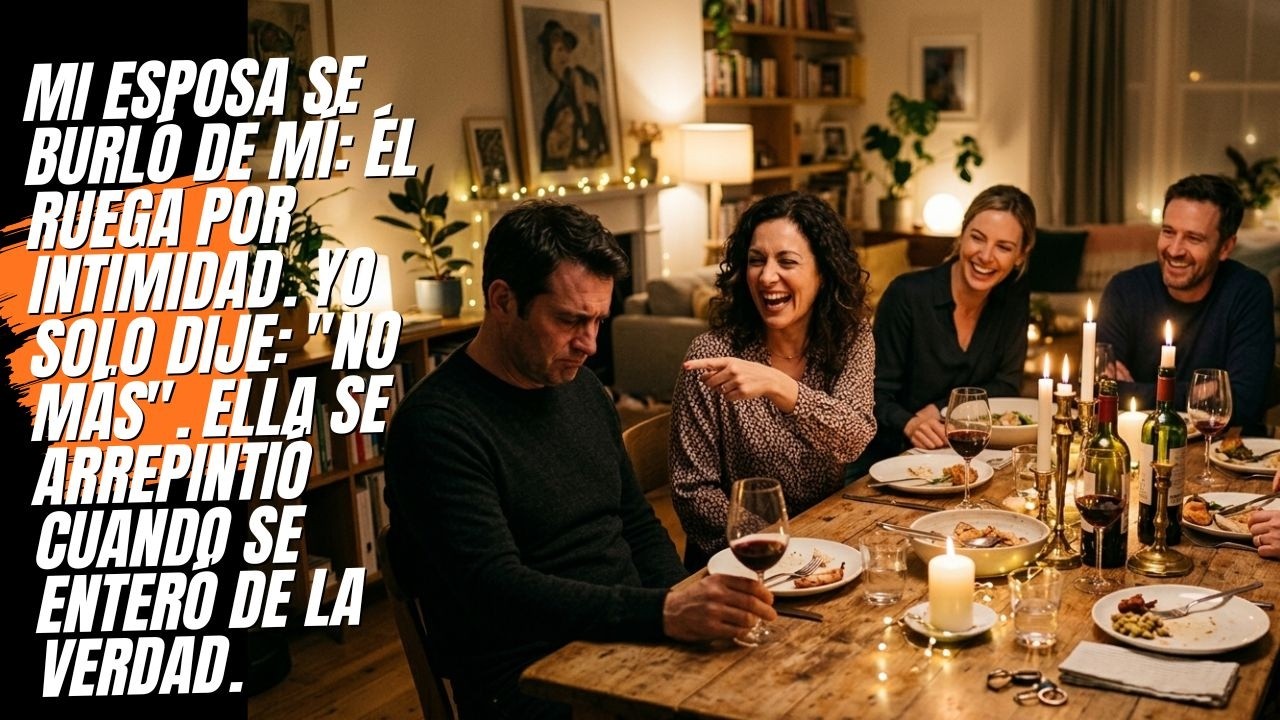 Mi esposa se rió porque yo 