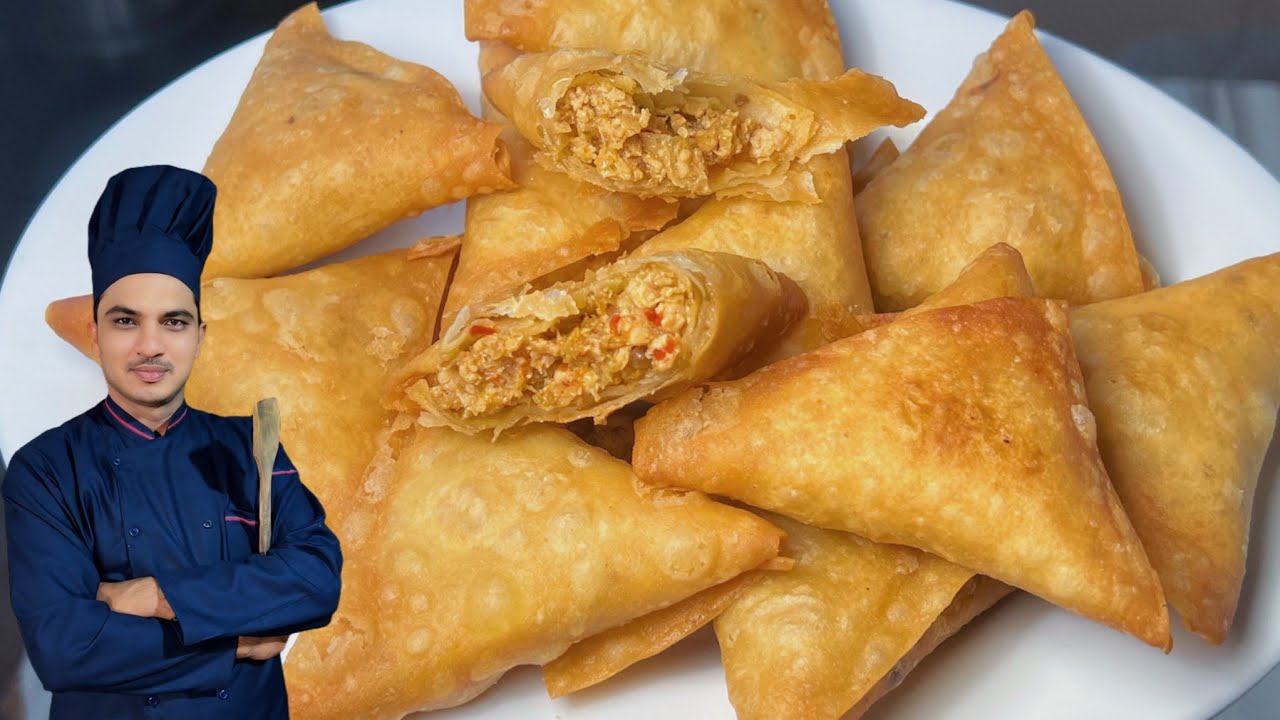 Chicken Cheese Samosa Recipe By Chef M Afzal|