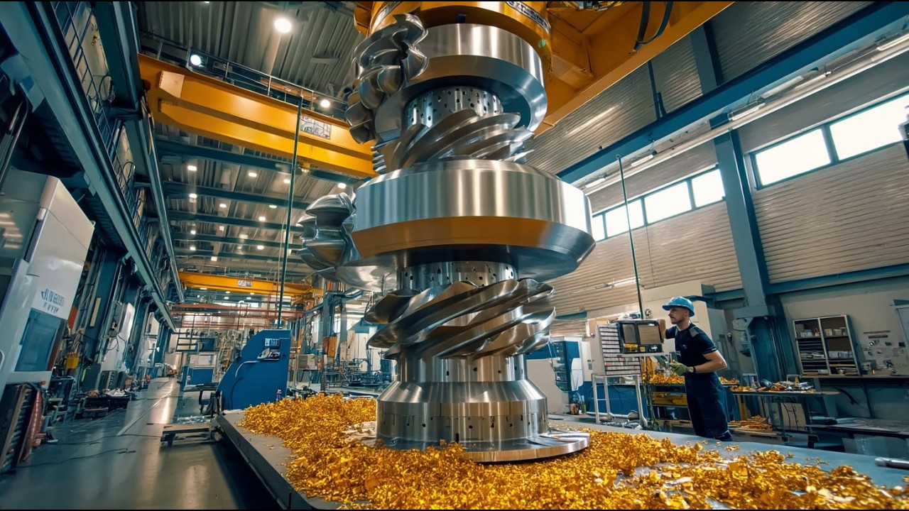 Inside the plants that build poles, towers and turbines! Industrial manufacturing full documentary.