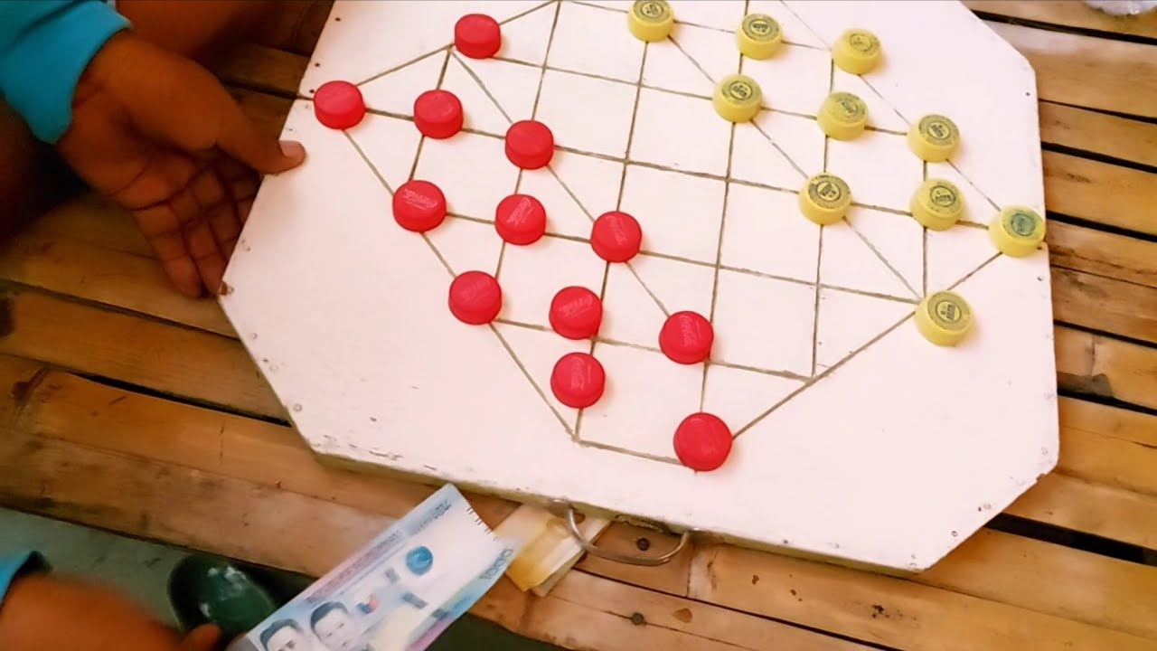 grabe yung pustahan dito malakihan talaga #boardgame #dama #sports