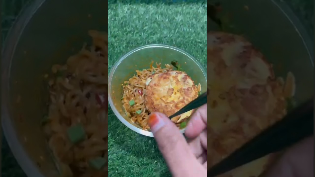 "Korean style Maggi recipe🍜 quick spicy or easy Maggi😋# 