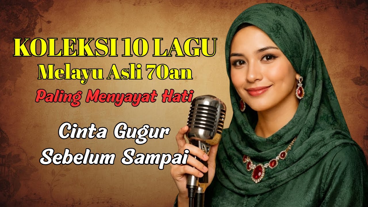 10 Lagu Melayu Asli 70an Paling Menyayat Hati | Rindu, Janji & Luka Cinta Abadi