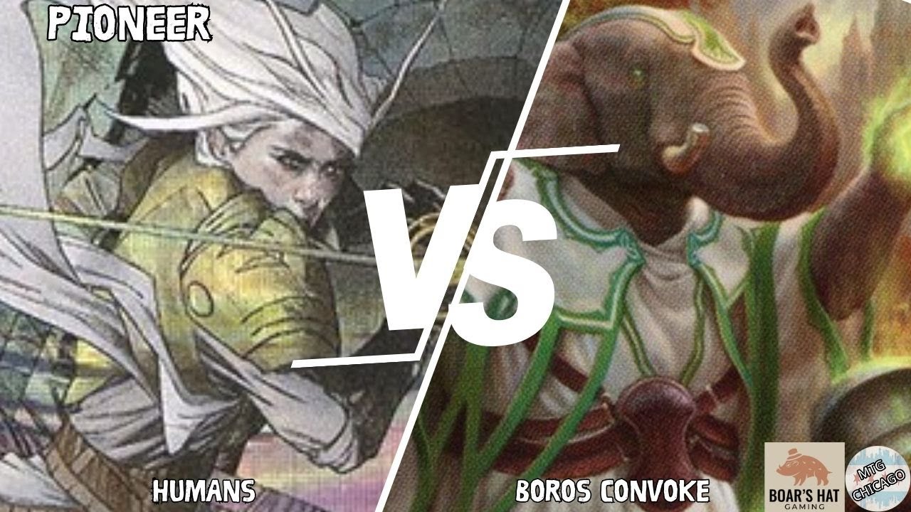 Humans VS Boros Convoke [MTG Pioneer] [Magic Con Chicago Prep]