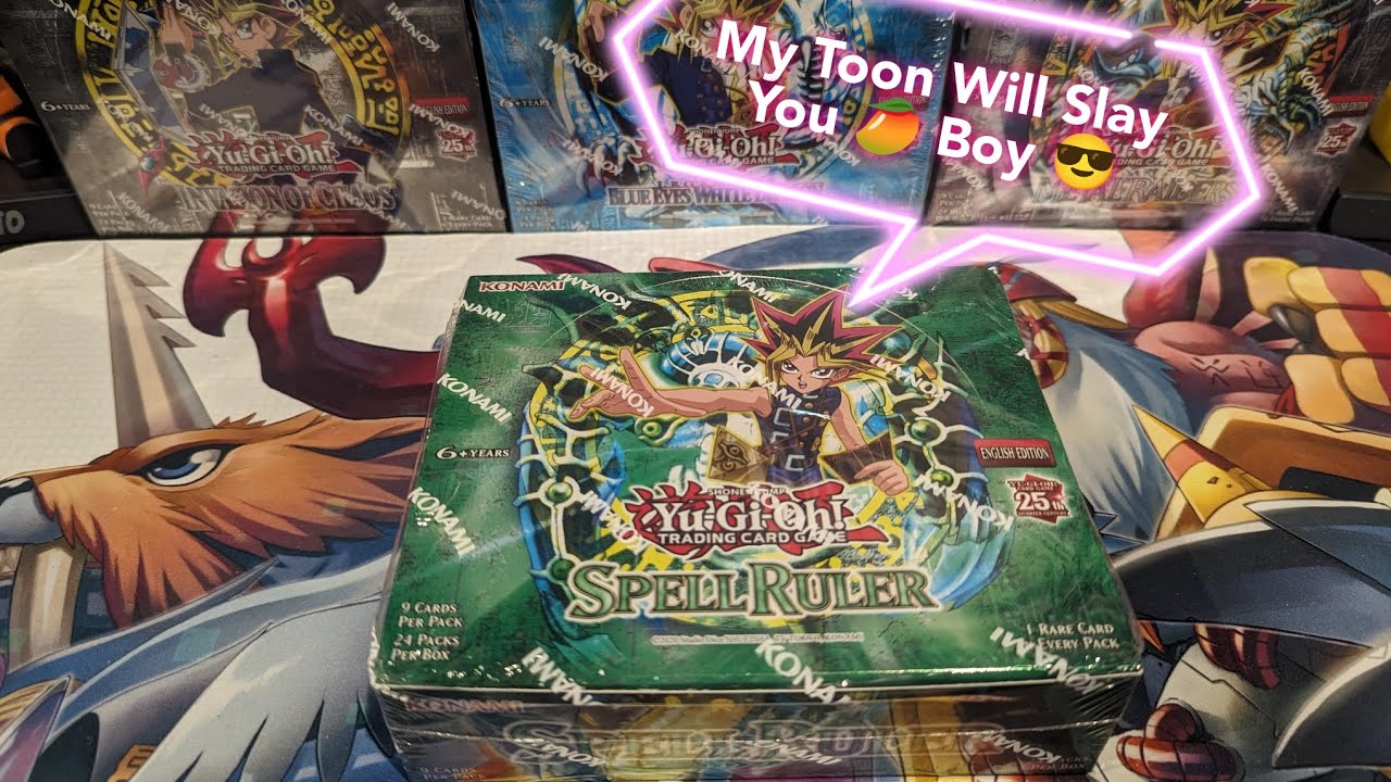 Yu-Gi-Oh TCG: Spell Ruler Booster Box Opening! These Toons Took My Life Points!