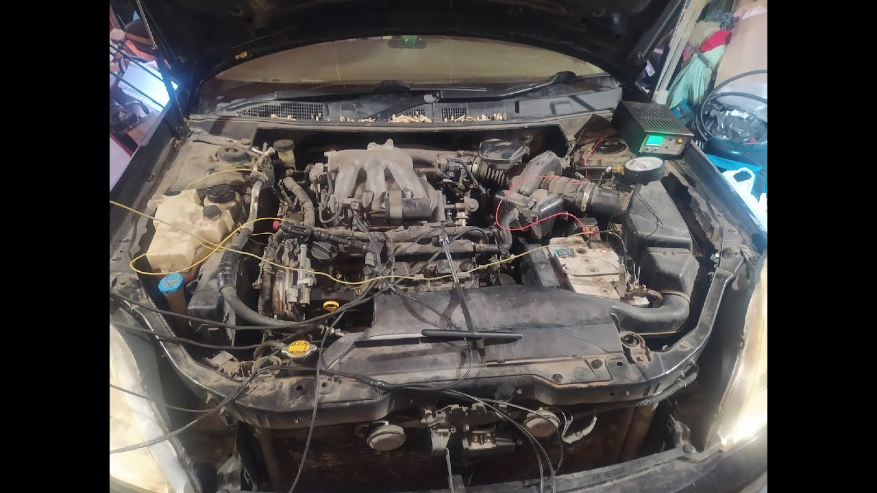 Ниссан Теана J31 VQ23DE не запускается. Ошибка Р0335. Диагностика.