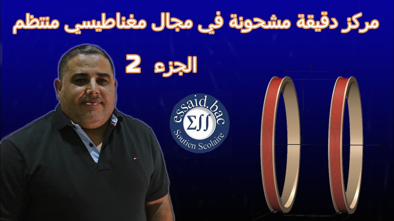 حركة دقيقة مشحونة في مجال مغناطيسي منتظم:الجزء الثاني