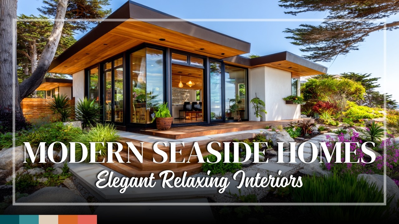 Mid Century Modern Beach Houses &ndash; Retro Coastal Design with Breezy Sophistication