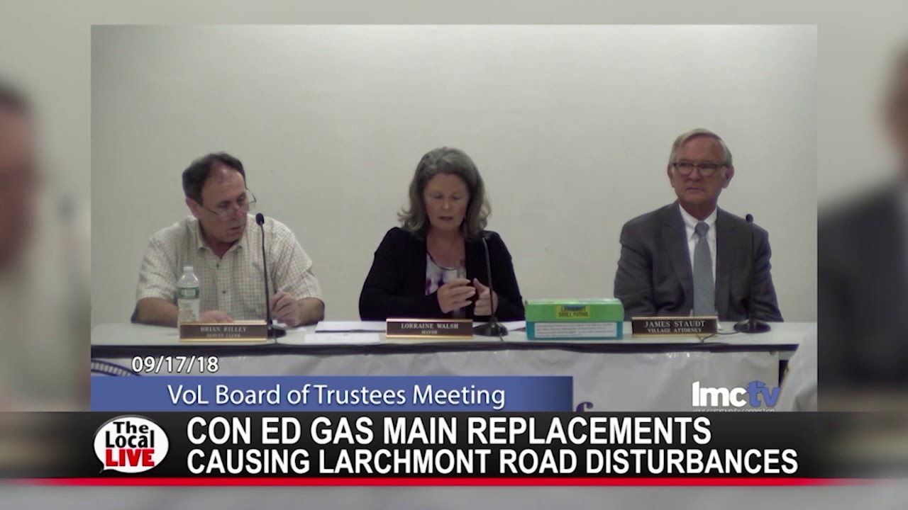Larchmont road disturbances by Con Ed - The Local Live #230 10/4/18