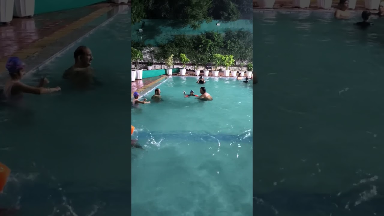 learning swimming 
