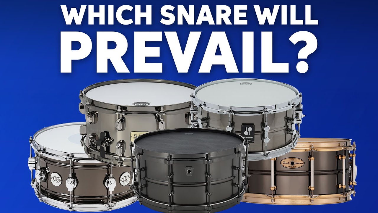 Black Nickel over Brass Snares Compared | Black Beauty, DW, Pearl & More!