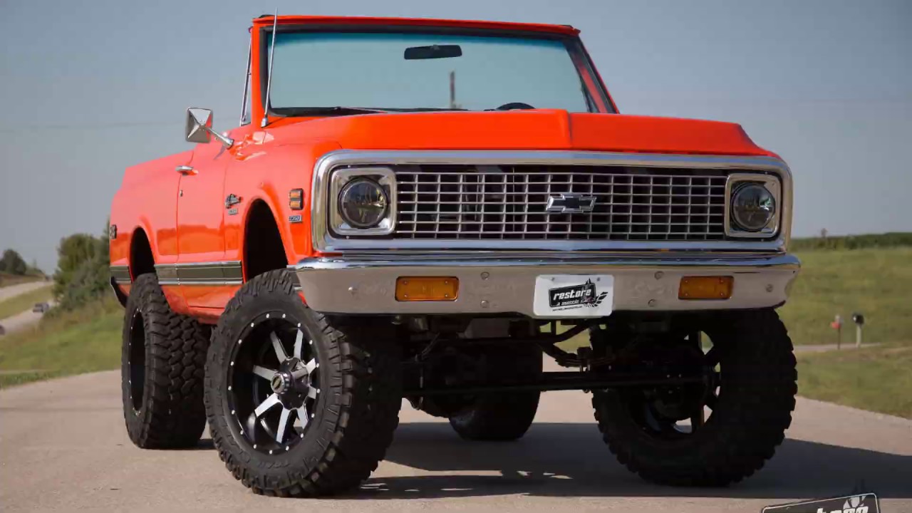1972 K5 Blazer - 4x4 - LS1, Auto-Overdrive - Leather, Hugger Orange Stock #789