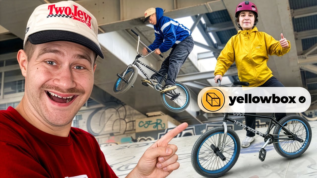 NAUKA JAZDY na BMX z YELLOWBOX 😂