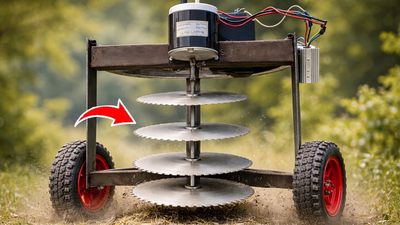 Crazy Idea from a Farmer! Turning an Old Saw Blade Into a Money-Making Machine 💰