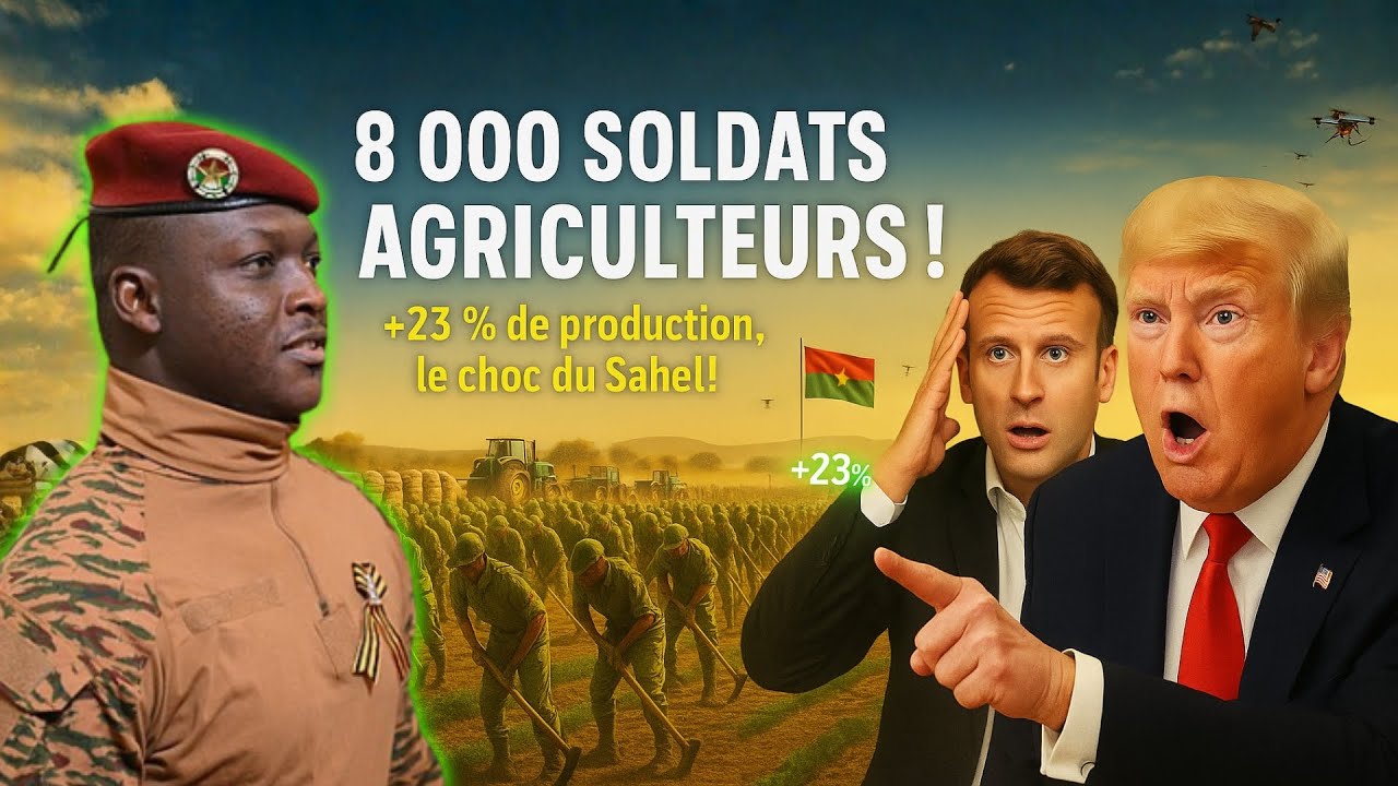 Ibrahim Traoré : 8 000 soldats deviennent agriculteurs – une révolution au Sahel !