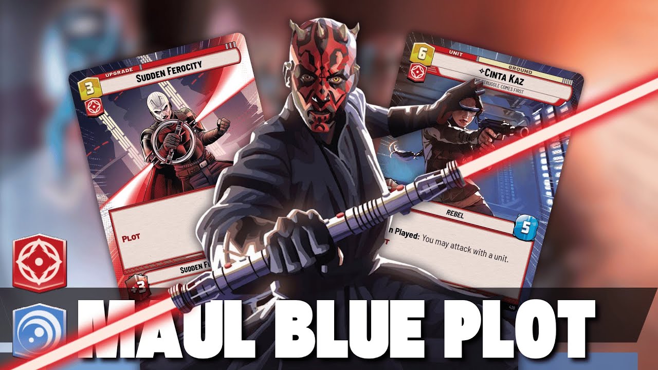 PING, DEFEAT and PLOT? DARTH MAUL BLUE! - Gameplay / Star Wars Unlimited