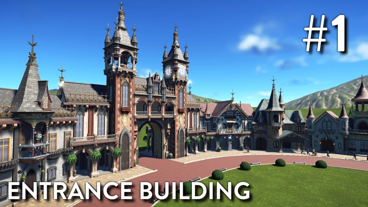 Planet Coaster: Fantasy Valley (Часть 1) — Здание входа