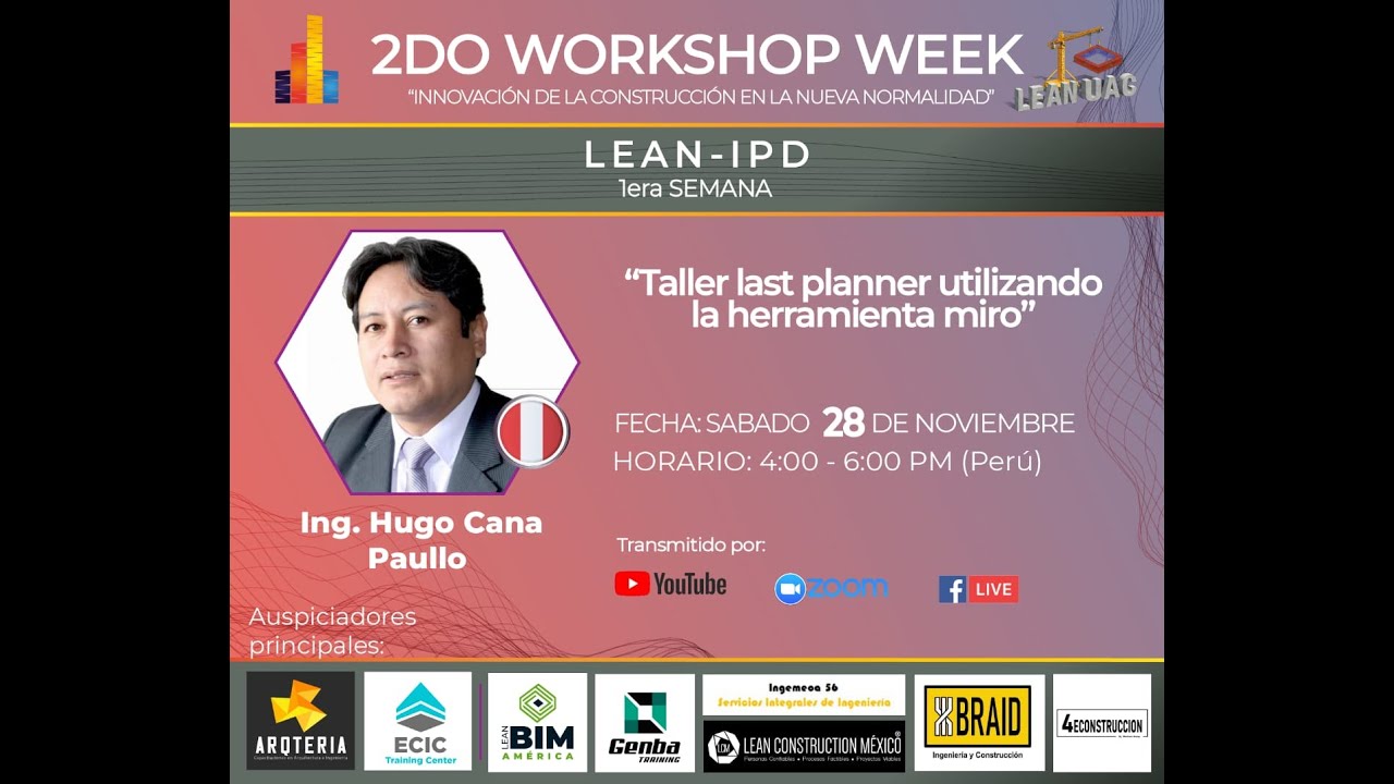 TALLER DE LAST PLANNER UTILIZANDO LA HERRAMIENTA MIRO