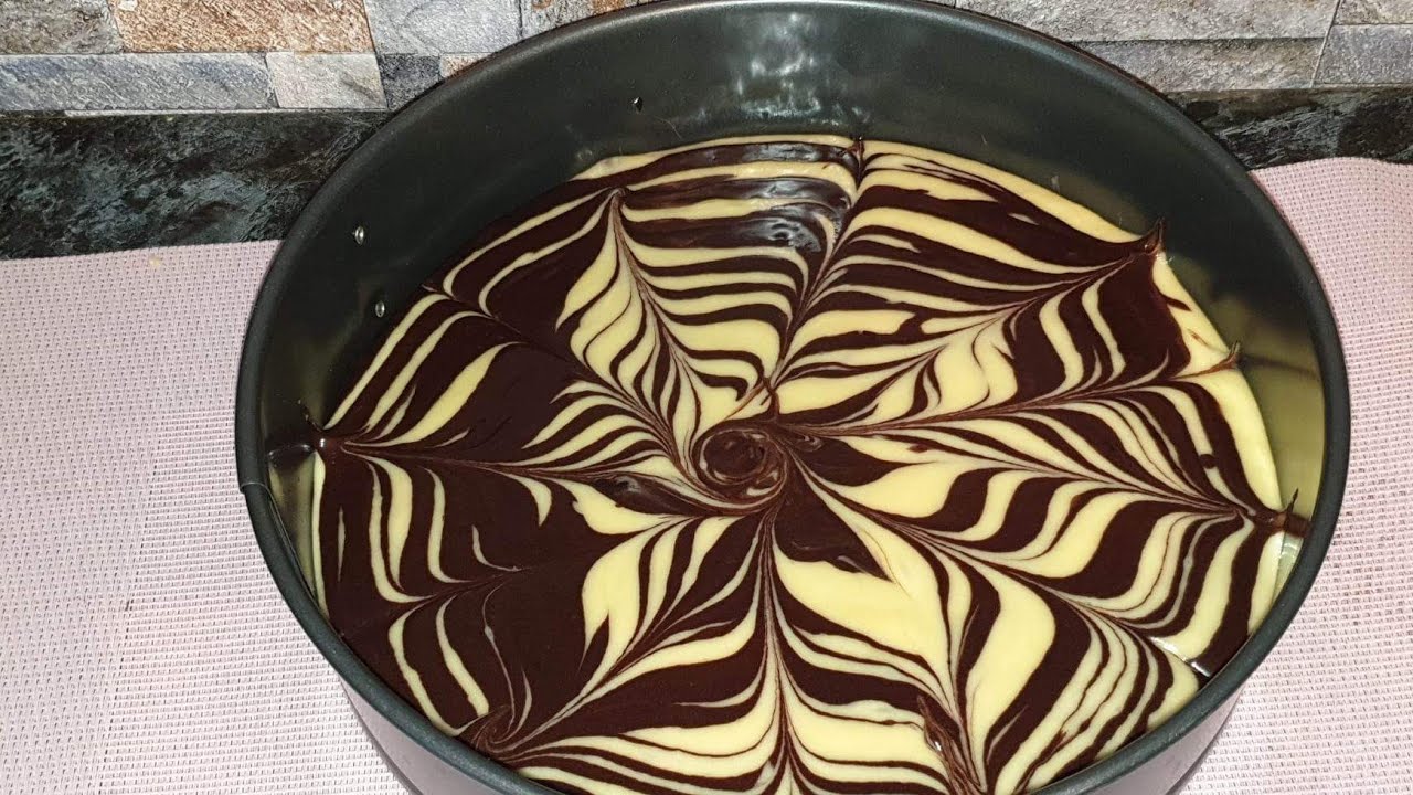Как испечь пирог ЗЕБРА Кекс быстро и вкусно ZEBRA Cake