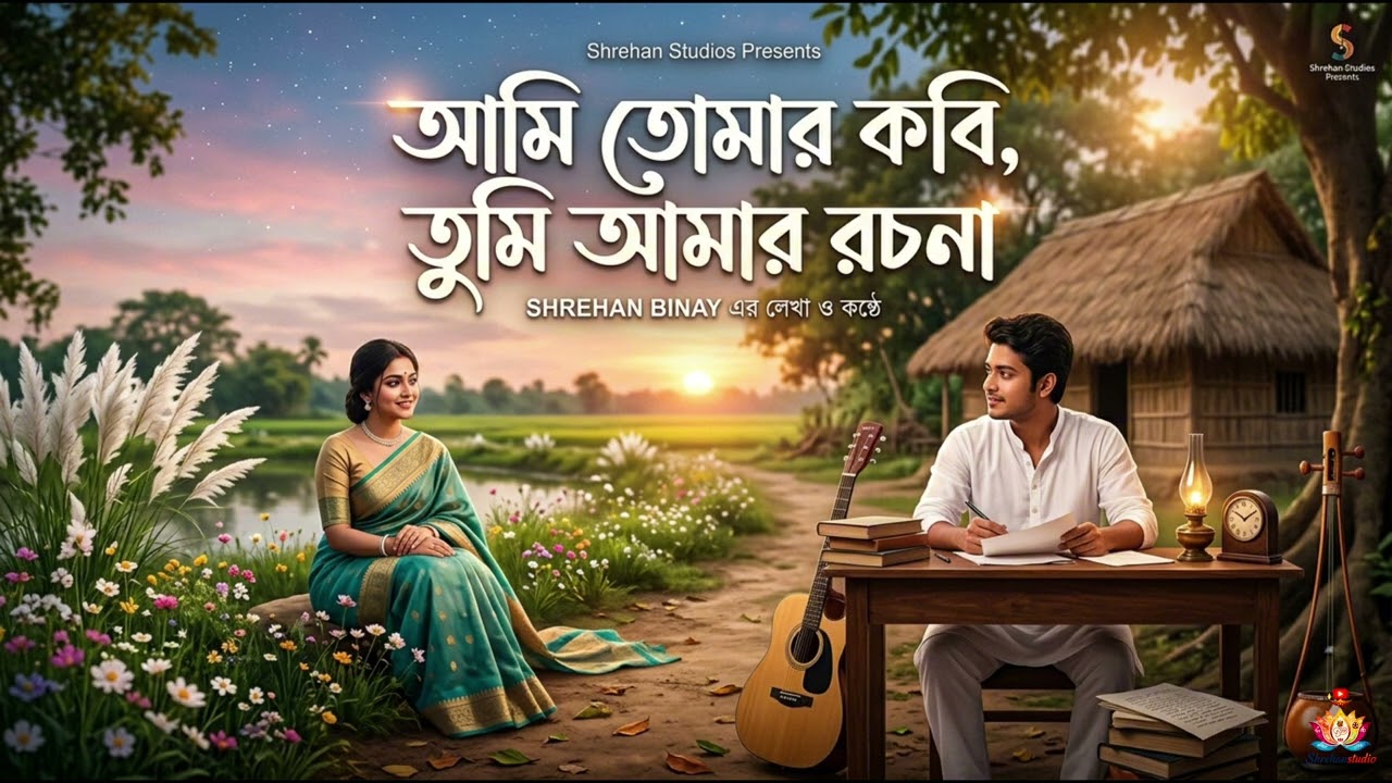 তুমি আমার রচনা - একটি নতুন বাংলা প্রেমের গান | Shrehan Binay