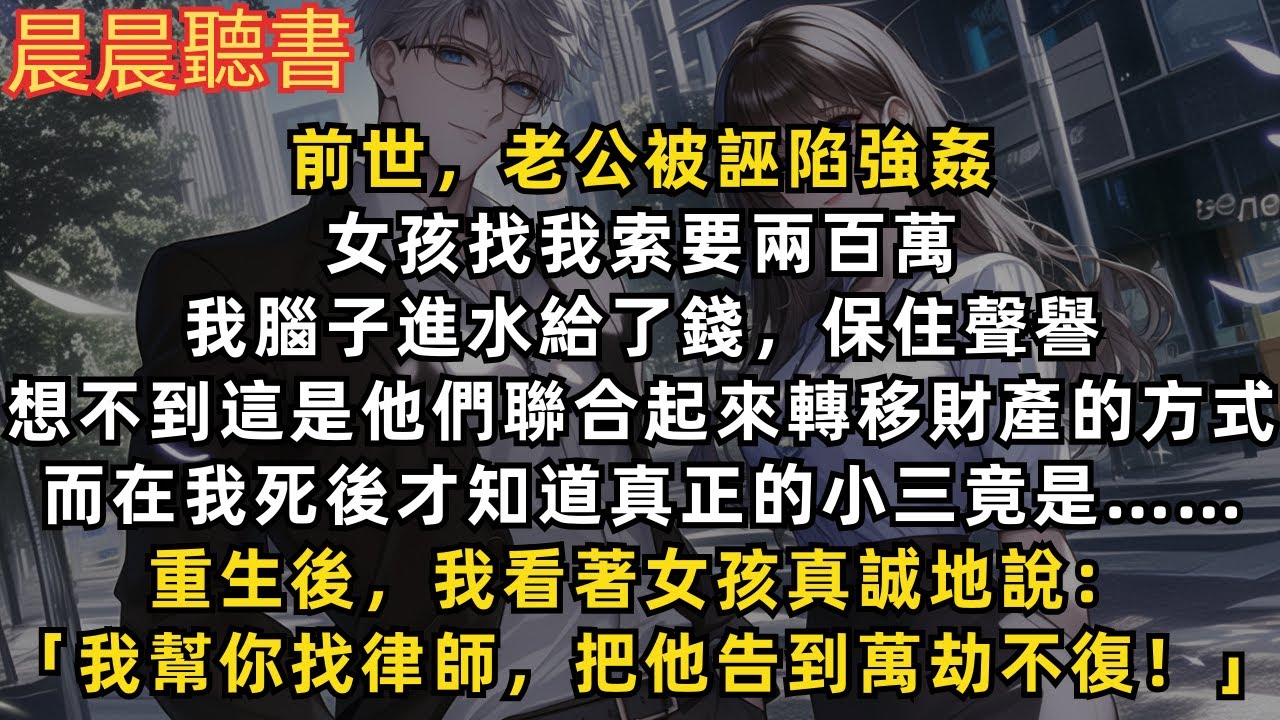 前世，老公被誣陷強姦，我腦子進水給了錢保住聲譽，沒想到這是他們聯合起來轉移財產的方式，而在我死後才知道真正的小三竟是……重生後，我看著女孩真誠地說：「我幫你找律師，把他告到萬劫不復！」