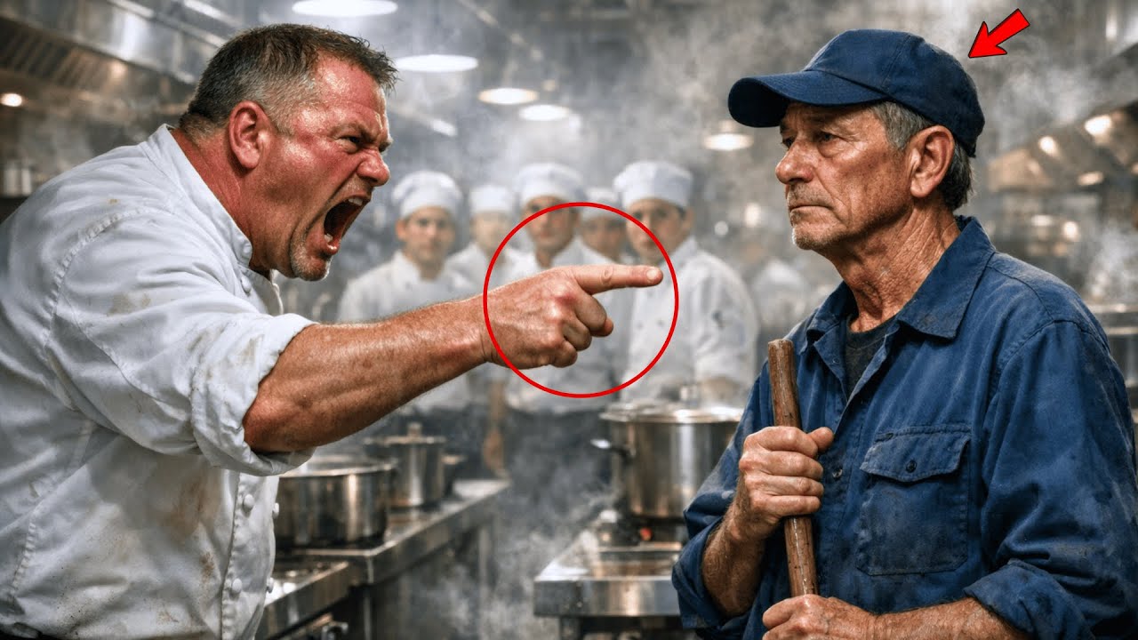 „Tylko sprzątaj i nie przeszkadzaj!”—szef kuchni upokorzył sprzątacza, nie wiedząc, kim naprawdę był
