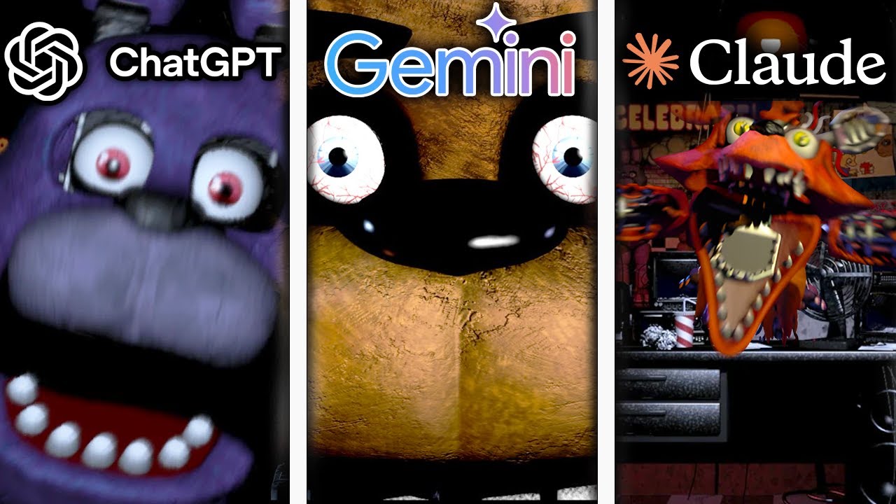 ChatGPT vs Gemini vs Claude Make FNAF From Scratch