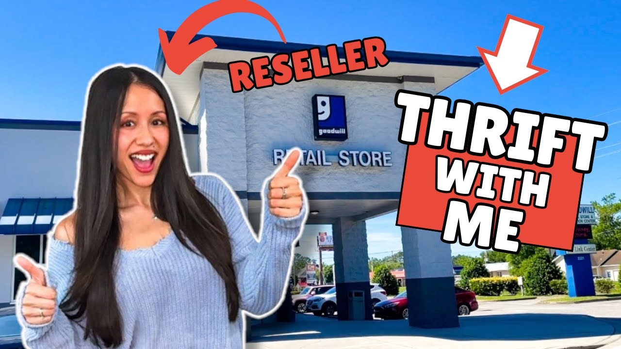 Goodwill Haul for Reselling | Come Thrift With Me as a Full-Time Reseller!