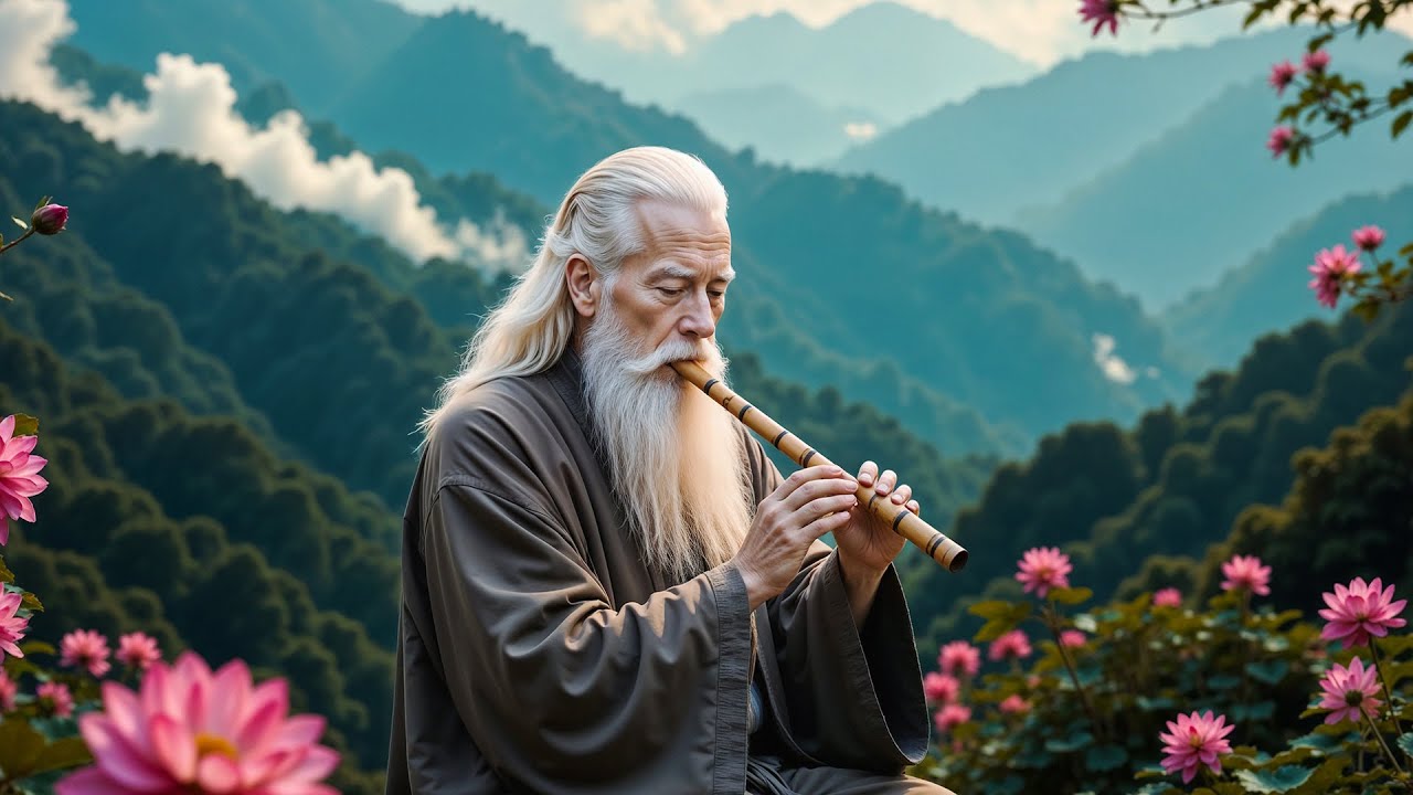 Прекратите Слишком Много Думать | Тибетская Целительная Флейта | Очистка Эмоций И Исцеление Души