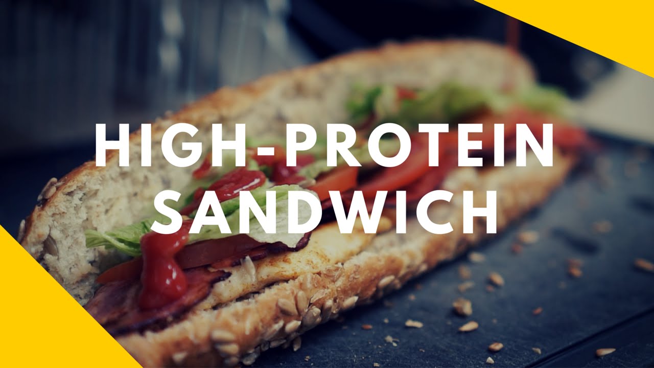 Quick High-Protein Chicken/Bacon Sandwich | STUDENT FITNESS MEALS #3