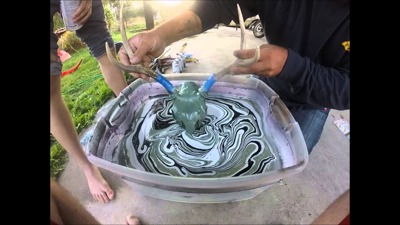 How to Dip Skulls with Spray Paint