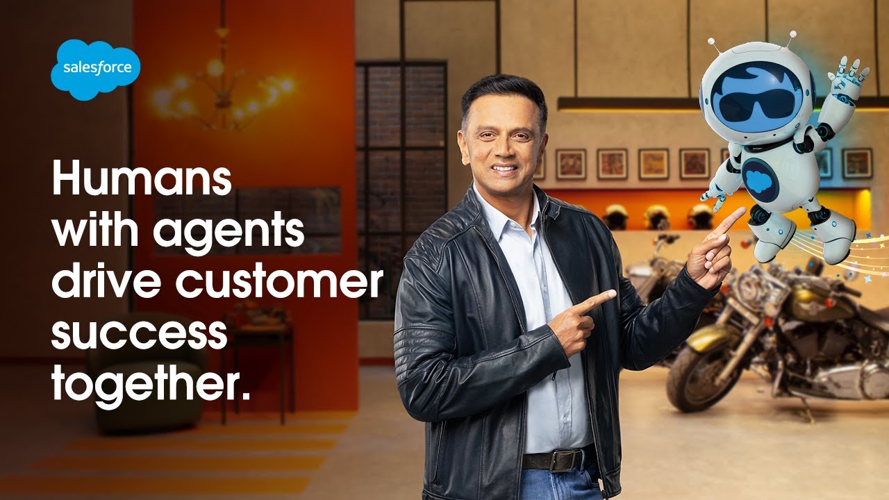 Rahul Dravid Plays for Agentforce